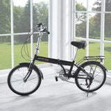 UnYOUsual Portable Lightweight Steelframe Folding Bike - Black (Limit Color)