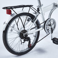 UnYOUsual Portable Lightweight Steelframe Folding Bike - White