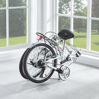 UnYOUsual Portable Lightweight Steelframe Folding Bike - White