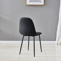 Upholstered Dining Chair 1PCS | Black